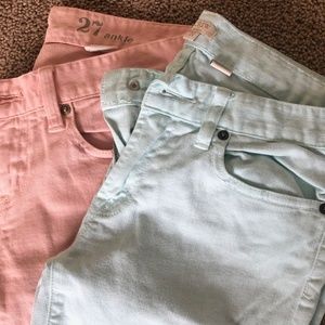 J. Crew Toothpick Jeans Size 27 Stretch